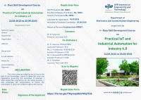 4-day Skill Development Course on Practical IoT and Industrial Automation for Industry 4.0 2025